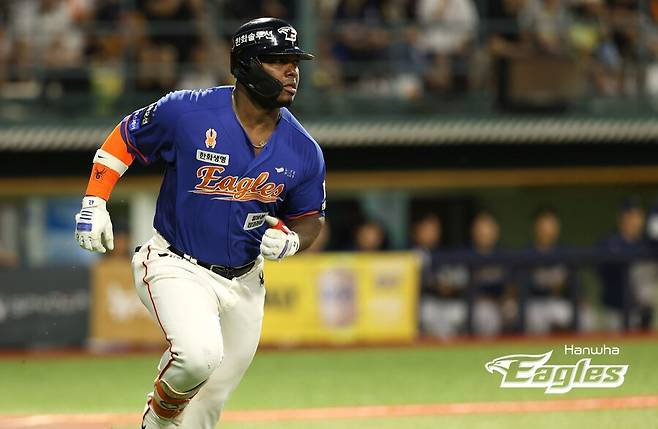 ▲ 2024년 시즌 한화 이글스 시절 요나단 페라자 ⓒ 한화 이글스
