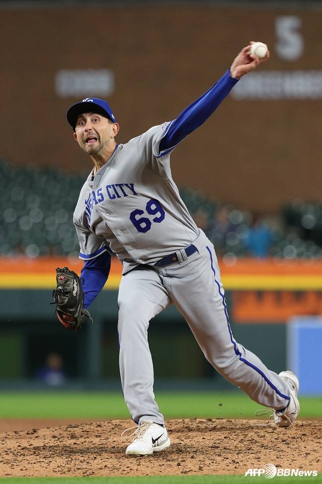 캔자스시티에서 활약하던 앤서니 베니지아노. /AFPBBNews=뉴스1