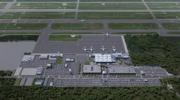 청주국제공항 국제선 및 주차빌딩 예상 조감도. /청주공항 제공