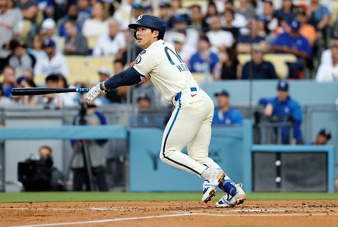 LA 다저스 김혜성. 사진 | LA=AFP연합뉴스