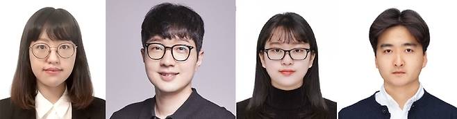 왼쪽부터 김은정 교수, 이규의 교수, 김현지·학위강 석박사통합과정생