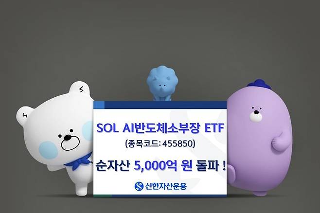 신한자산운용, 'SOL AI반도체소부장ETF' 순자산