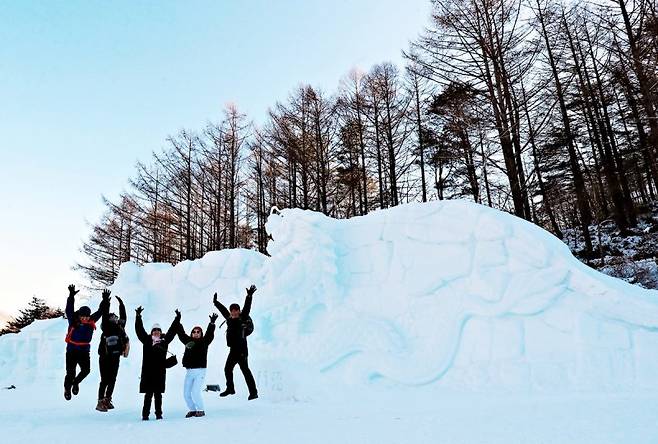 지난해 태백산국립공원 일원에서 열린 '태백산 눈축제'