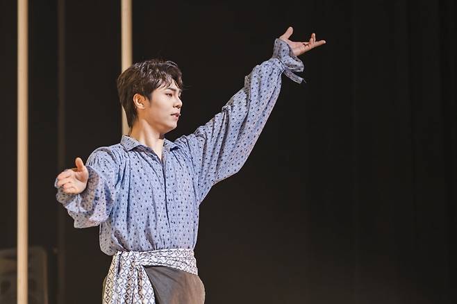 국립창극단 무대에서 김수인. 국립극장 제공