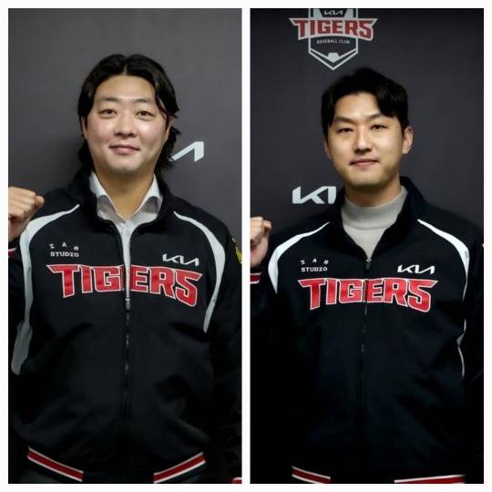 김범수(왼쪽)와 홍건희