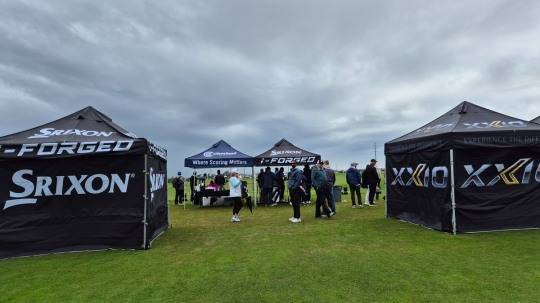 던롭스포츠(스릭슨, 젝시오, 클리브랜드골프) 부스 전경. 사진_류시환