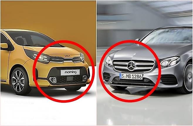 모닝과 벤츠, 중고차 시장에서는 경쟁 차종이 될 수 있다. [사진출처=기아, 벤츠/편집=최기성 매경 디지털뉴스룸 기자]