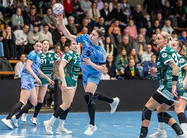 사진 2025/26 시즌 독일 여자 핸드볼 분데스리가 벤스하임과 괴핑겐 경기 모습, 사진 출처=벤스하임