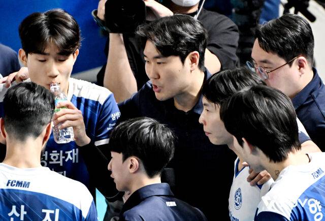 삼성화재 고준용 감독대행./KOVO