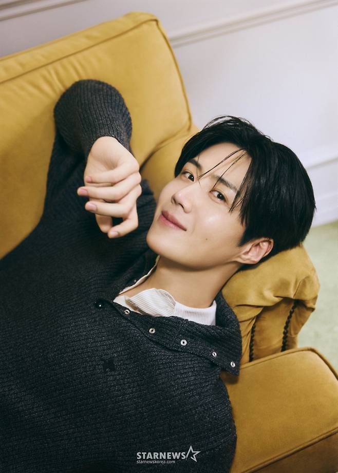 넷플릭스 오리지널 시리즈 '이 사랑 통역 되나요?'의 주연배우 김선호가 22일 진행된 라운드 인터뷰를 위해 포즈를 취하고 있다. /사진제공=넷플릭스 2026.01.22 /사진=이동훈 photoguy@