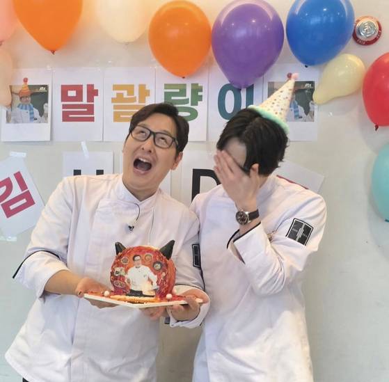 김풍 작가와 손종원 셰프(왼쪽부터). 김풍 SNS 캡처.