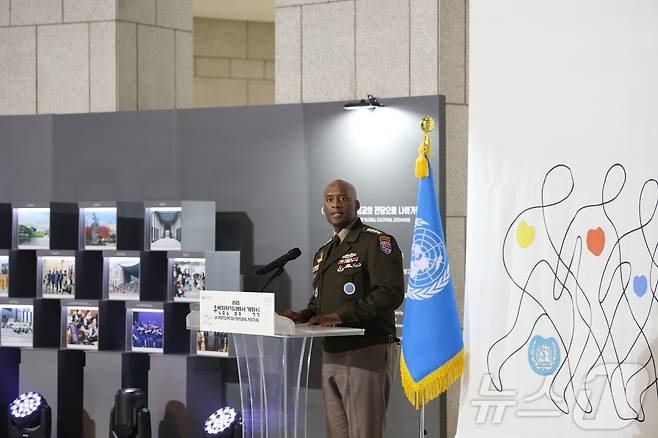 지난해 10월 개최된 '2025 유엔참전기념행사 개막식'에 참석한 제이비어 브런슨 유엔군사령부 사령관 (전쟁기념사업회 제공. 재판매 및 DB 금지) 2025.10.25/뉴스1