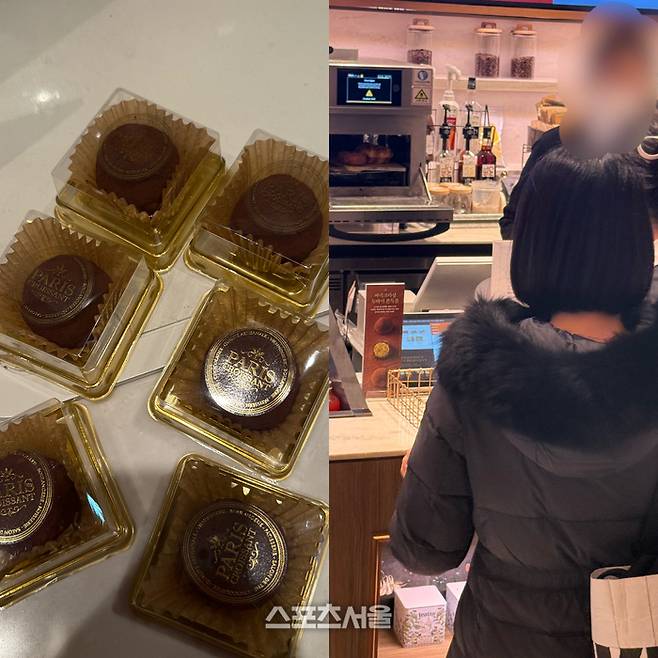 인천공항 제2터미널 1층 파리크라상 매장에서 두쫀쿠를 판매한다. 많은 야구팬, 공항 직원이 이를 사기 위해 줄을 선 모습. 본 기자도 취재 전 긴 시간 줄을 선 끝에, 무려 6개나 샀다. 인천공항 | 박연준 기자 duswns0628@sportsseoul.com