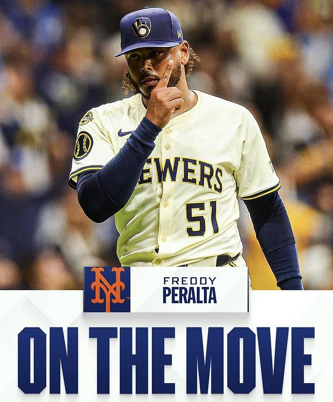 프레디 페랄타는 올시즌 800만달러의 연봉을 받는다. 사진=MLB 공식 X 계정