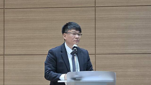 23일 사업설명회에 참석한 김명하 문화체육관광기술진흥센터장.(사진=지디넷코리아)