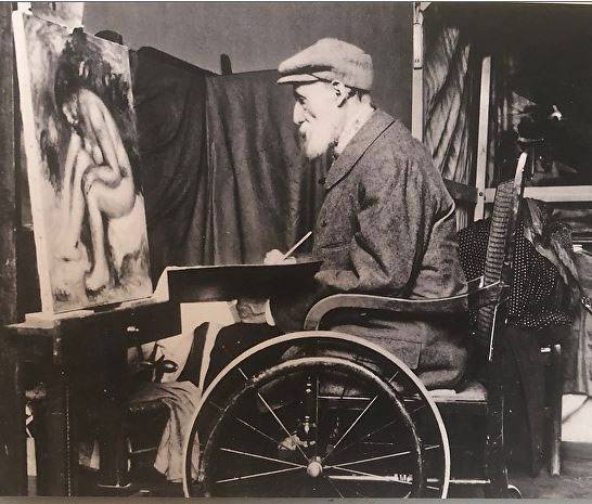 르누아르는 말년에 심각한 류마티스 관절염을 앓으며 일생의 상당 기간을 통증 속에서 보냈다/사진=Classic Chicago Magazine