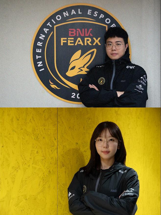 피어엑스 김해찬(위) CEO와 유희지 단장. 피어엑스 제공