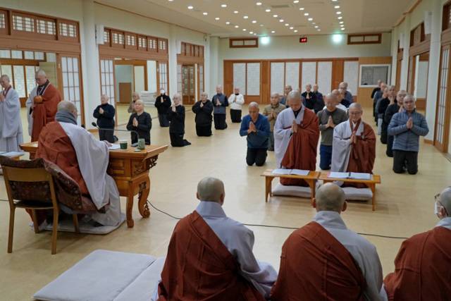 ▲ 조계종 제4교구본사 오대산 월정사(주지 정념 스님)의 제70기 월정사 출가학교가 13일 일정을 시작해, 4주간의 수행을 이어간다.