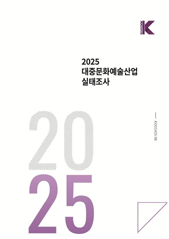 2025 대중문화예술산업 실태조사