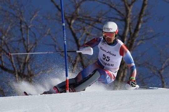 알파인 스키 정동현 선수. 사진[연합뉴스]