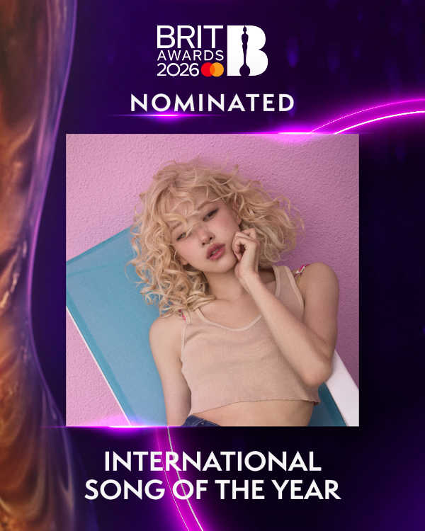 로제, 美 그래미 어워즈 이어 브릿 어워드 ‘올해의 인터내셔널 송’ 부문 노미네이트