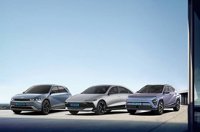 현대자동차가  '현대 전기차(EV) 부담 다운(Down) 프로모션'으로 전기차 판매에 집중한다. /사진=현대차