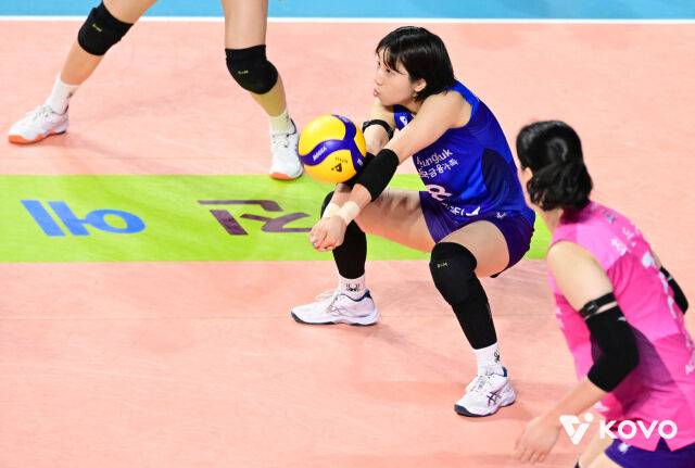 도수빈의 리시브./KOVO