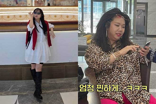 개그우먼 홍현희가 약 10㎏을 감량해 40㎏대 몸무게를 공개한 이후 ‘유지어터’로서의 삶을 공개했다. 홍현희 인스타그램·유튜브 ‘홍쓴TV’ 캡처