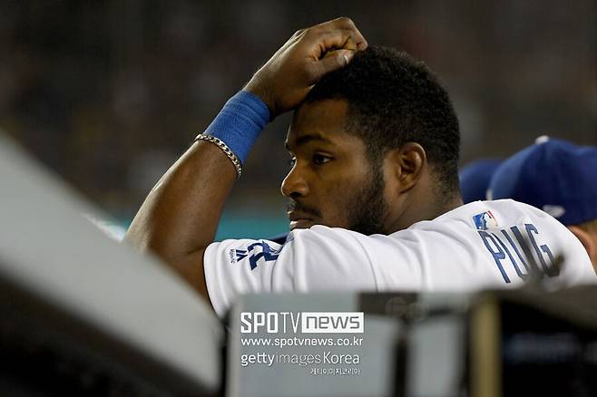 ▲ LA 다저스 시절 야시엘 푸이그.