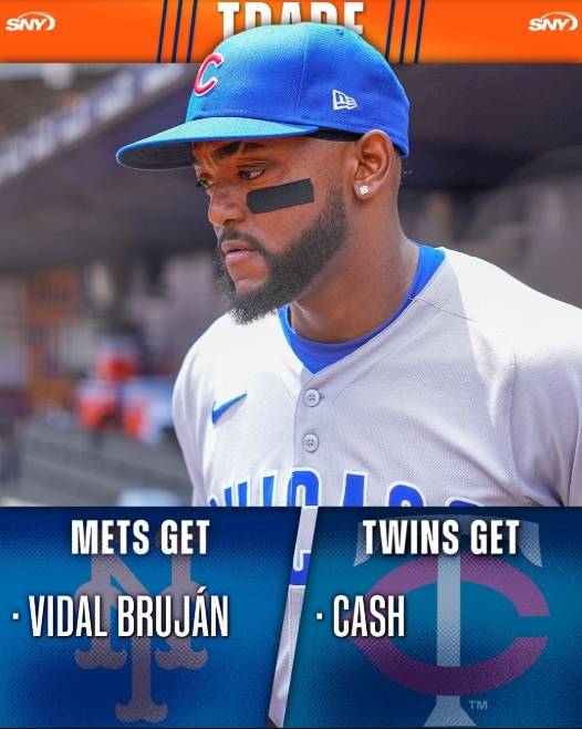 ▲ 뉴욕 메츠가 23일(한국시간) 선수와 현금을 맞바꾸는 트레이드를 미네소타 트윈스와 단행했다. ⓒSNY Mets