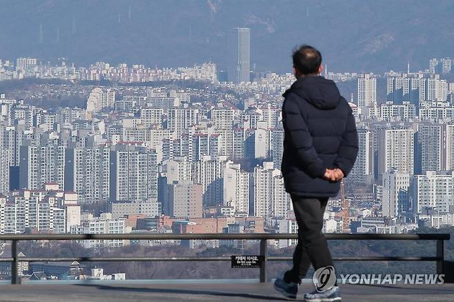 남산에서 바라본 서울 시내 아파트 모습 [연합뉴스 자료사진]