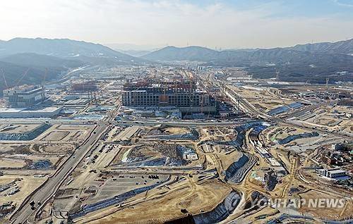 용인시 처인구 원삼면 용인반도체클러스터 일반산업단지 공사현장 [연합뉴스 자료사진]