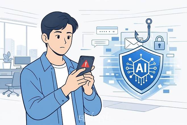 비대면 금융사기가 갈수록 정교해지면서 인터넷은행들이 인공지능(AI)을 앞세운 보이스피싱 대응 체계 고도화에 속도를 내고 있다. ⓒ데일리안 AI 삽화 이미지
