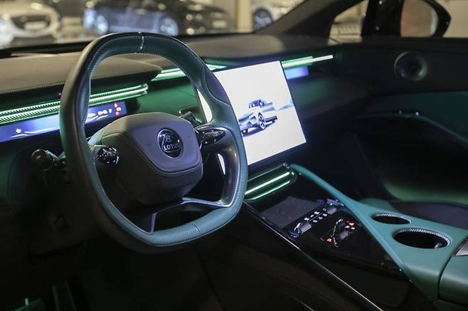 전기 하이퍼 SUV '엘레트라' 실내. 로터스자동차코리아 제공.