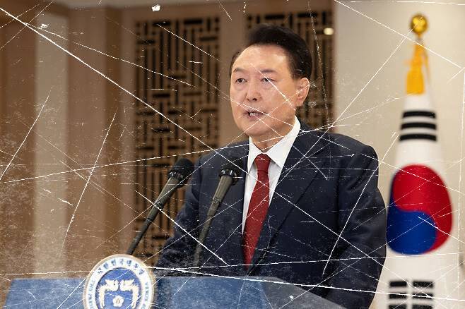 전 대통령 윤석열. 연합뉴스 사진 재가공