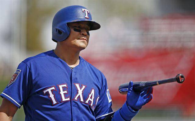 미국 메이저리그 텍사스 시절 추신수. 텍사스=AP 연합뉴스