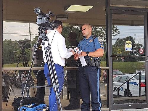 ▲ 2023년 9월 14일(현지시간) 미국 조지아주 애틀랜타에서 한인 6명이 한인 여성을 살해한 혐의로 체포됐다. 귀넷 카운티 경찰이 언론과 인터뷰를 갖고 수사 결과를 발표하고 있다. [연합뉴스 자료사진]