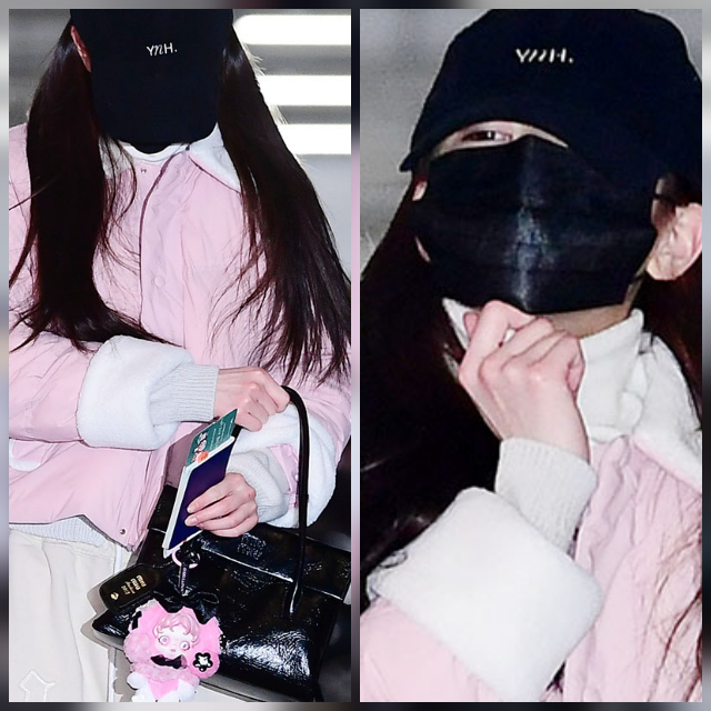 아이브 장원영이 이른 아침 공항에서 또 한 번 시선을 모았다. 얼굴은 최대한 가렸지만, 애정만큼은 숨기지 못한 포인트가 있었다.사진=김영구 기자