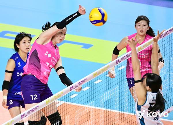 이다현은 23일 4라운드 최종전에서 팀 승리를 이끌었다. 사진 제공= KOVO