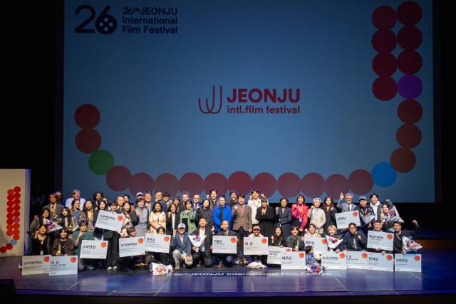 ▲지난해 영화제 시상식 ⓒ전주국제영화제 사무국