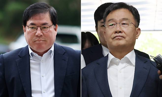 유동규 전 성남도시개발공사 기획본부장(왼쪽),&nbsp;화천대유자산관리 대주주 김만배씨. 연합뉴스