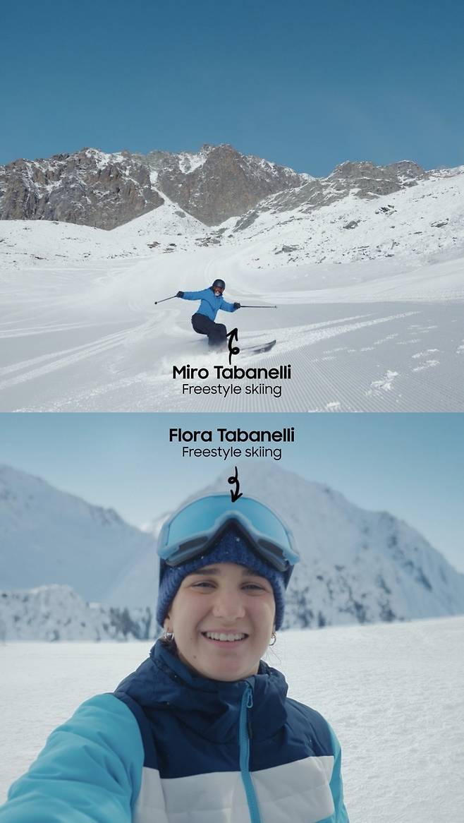 갤럭시 듀얼 레코딩 기능으로 담은 타바넬리 남매 [삼성전자 제공. 재판매 및 DB 금지]