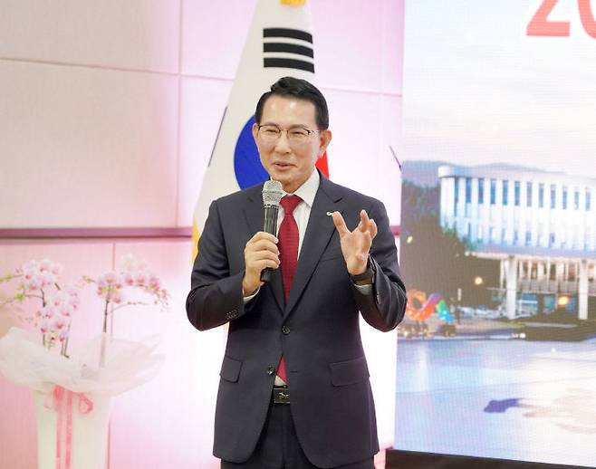 서산시는 23일 석남동에서 시민과의 대화을 통한 화합과 발전을 위한 소통의 시간을 가졌다.(사진=서산시 제공)