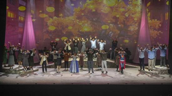 창원산단 노동자예술제, 뮤지컬 '상우씨의 자전거'. 사진=경남문예진흥원