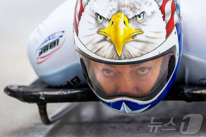 미국 스켈레톤의 케이티 울랜더 ⓒ AFP=뉴스1