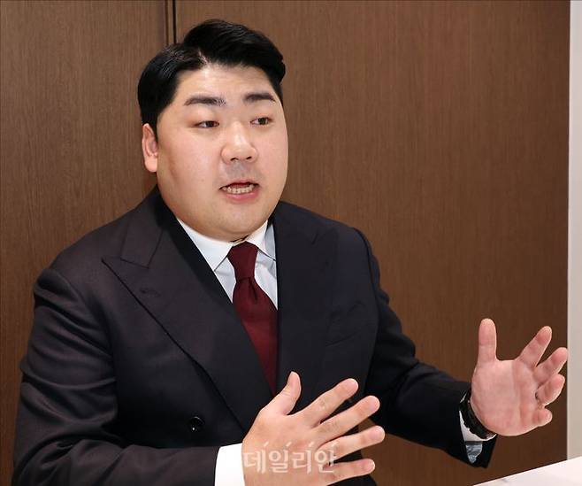 김민태 국민의힘 부대변인이 서울 여의도의 한 카페에서 데일리안과 인터뷰를 하고 있다. ⓒ데일리안 홍금표 기자