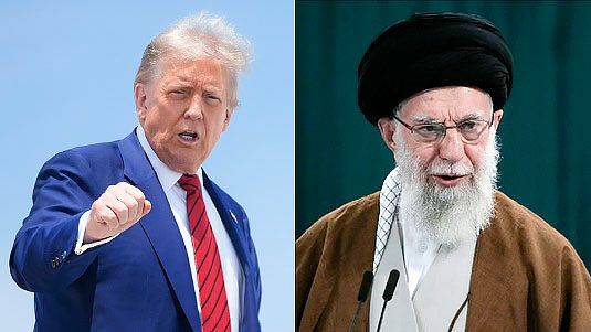 도널드 트럼프 미국 대통령(왼쪽)과 알리 하메네이 이란 최고지도자. AP=연합뉴스