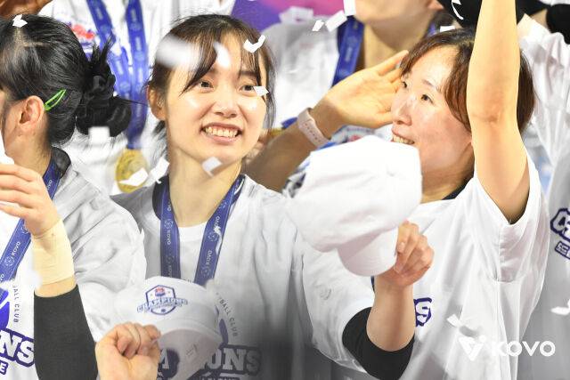 2022-2023시즌 우승을 차지한 문정원./KOVO