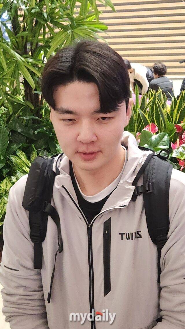 LG 트윈스 이민호./인천공항=김경현 기자