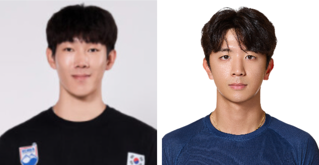 2026 밀라노·코르티나담페초 동계올림픽에 출전하는 전북출신의 스노보드 조완희(왼쪽)와 바이애슬론 최두진 선수 사진. 전북자치도체육회 제공